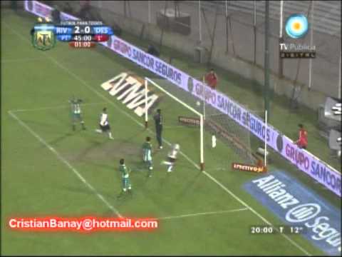 River 3 Desamparados 1  Torneo Nacional B 2011-12 Los goles (Relato German Sosa)