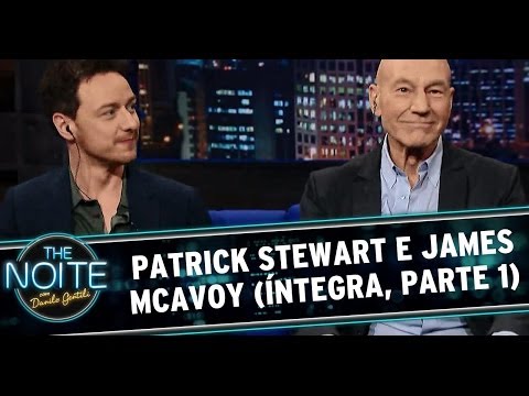 The Noite 21/05/14 - Patrick Stewart e James McAvoy (parte 1)