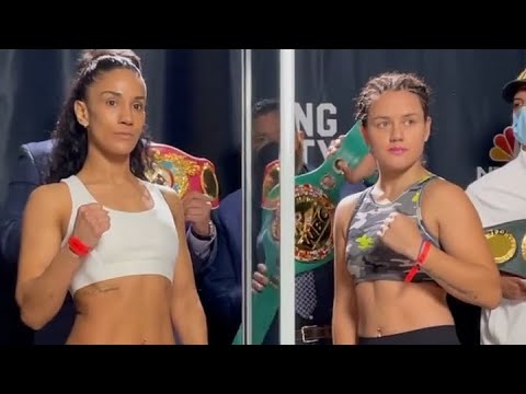 Amanda Serrano vs. Daniela Bermudez - Weigh-in Face-Off - [Boxing] - /r/WMMA