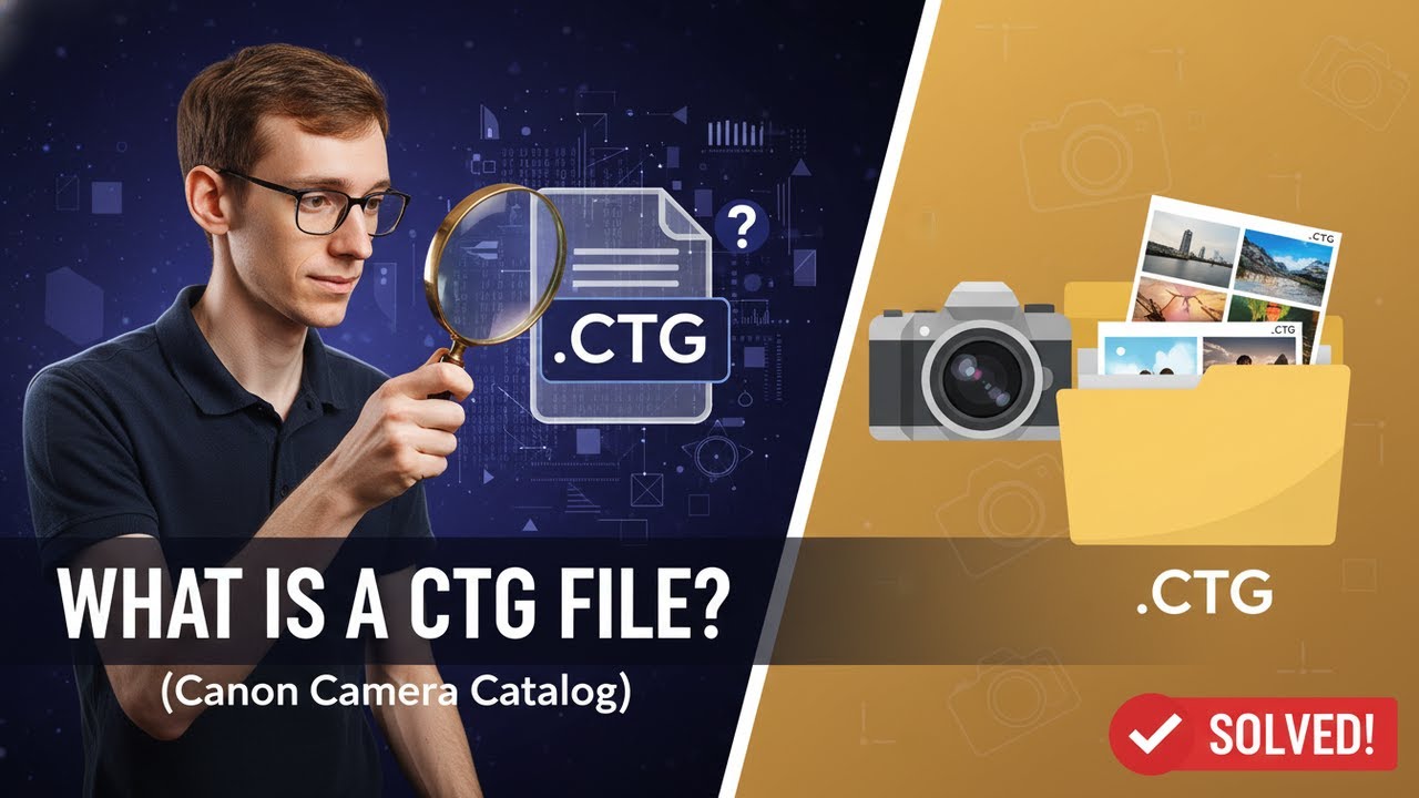 What is a CTG File? (Canon Camera Catalog)