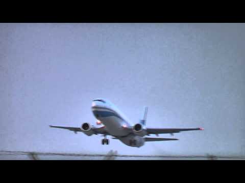 Enter Air Boeing 737-400 TakeOff Katowice-Pyrzowice EPKT - Antalia LTAI 22.06.2011