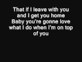 On top of you lyrics-Enrique Iglesias