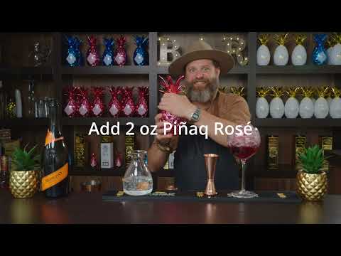 Make this magnificent Hibiscus Royal cocktail#hibiscus #red #cocktails #pinaq #pinaqliqueur