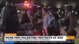 Dozens of people arrested during pro-Palestine protests at ASU