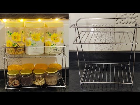 Stainless steel 2 layer trolly