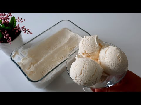 Akullore me Qumsht,  e leht dhe me pak përbërës.