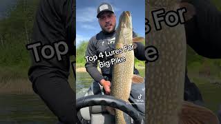 My Top 4 lures for big PIKE #fishing #fishingvideo #pike #top #outdoors #adventure #canada