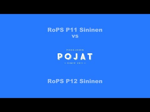 RoPS P11 Sininen vs RoPS P12 Sininen
