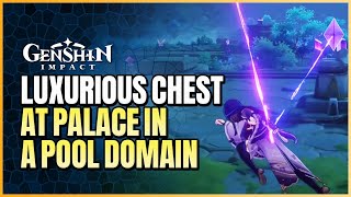 Luxurious Chest and Electroculus at Palace In A Pool Domain | Suigetsu Pool Relay Stone Puzzle