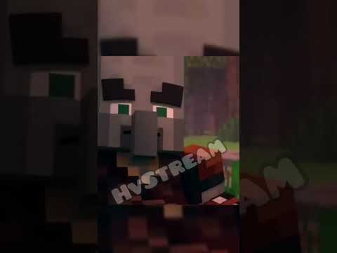 Rise Of Pillagers 👿 Hell's Comin With Me #minecraft #minecraftanimation #trending