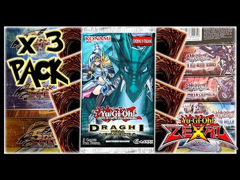 Apertura 3 Pacchetti Yu-Gi-Oh Draghi Della Leggenda !