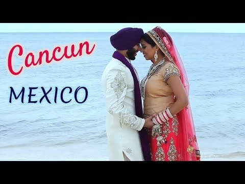 Cancun Mexico Destination Wedding | Sunny & Sandy's Indian Beach Wedding!💏