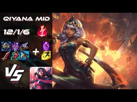 MID Qiyana vs Irelia - NA Challenger Patch 14.22