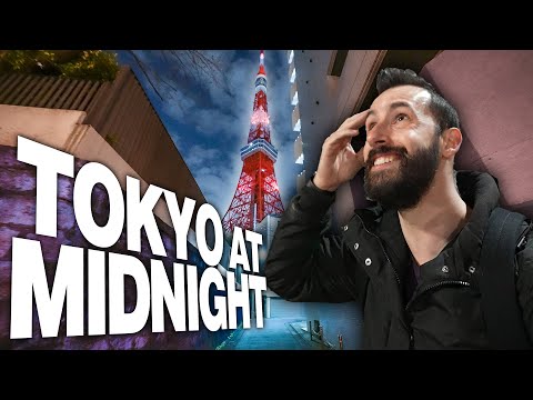 午夜探訪東京鐵塔的后街風情 (Exploring Tokyo Tower's Backstreets at Midnight)