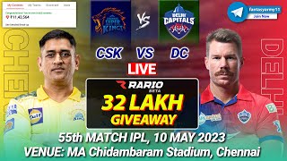 CSK vs DC Live Prediction | CSK vs DC Live Team | CSK vs DC Dream11 Live