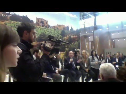 Cerimonia inaugurale dello spazio Regione Calabria