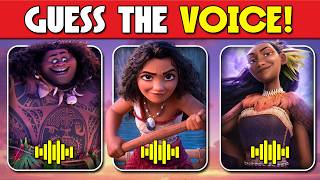 Guess the Moana 2 Character by Voice | Test Your Disney Skills! 🌊🏝️