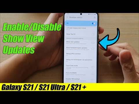 Galaxy S21/Ultra/Plus: How to Enable/Disable Show View Updates