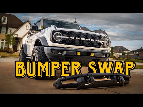 Plastic To Modular Ford Bumper What It Takes To Install. How To Install Ford Bronco Modular Bumper