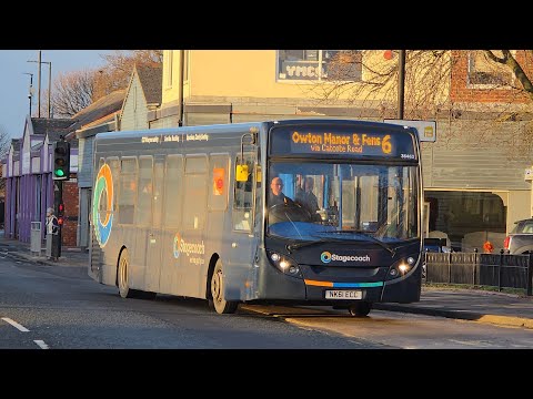 Buses in Hartlepool | Buses on Diversion due to burst water pipe! | January 2026