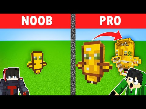 NOOB VS PRO: TOTEM OF UNDYING HOUSE BUILD CHALLENGE | Minecraft OMOCITY (Tagalog)