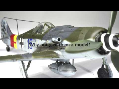 Tamiya Fw190-D9.       The mistake.