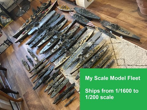 My Scale Model Fleet: Collection of Model Ships in scales ranging from 1/1600 to 1/200