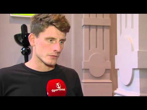 Poolse reus Mateusz Przybyla op persconferentie van Topvolley Antwerpen