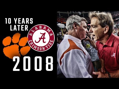 Alabama vs Clemson 2008: Ten Years Later