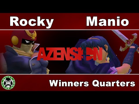 AZS - Rocky (Cpt.Falcon) Vs. Manio (Marth) - Winners Quarters