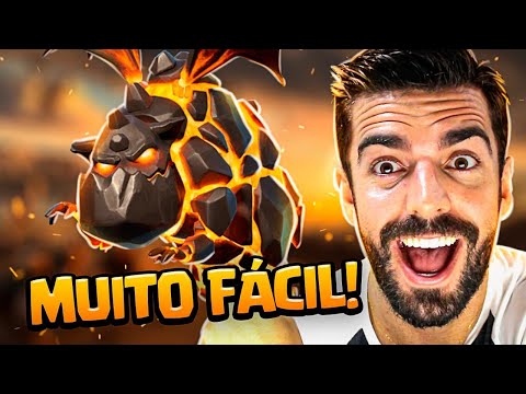 USEI O MELHOR E MAIS FÁCIL DECK DE LAVA HOUND DO CLASH ROYALE!