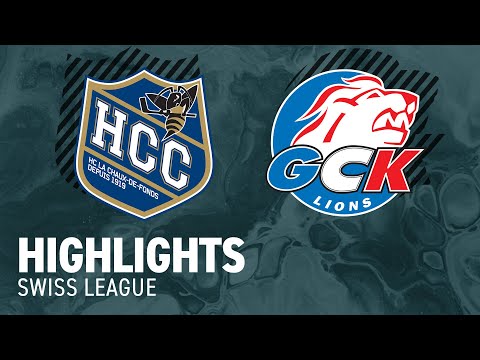 La Chaux-de-Fonds vs. GCK Lions 4:1 - Highlights Swiss League