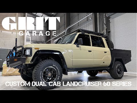 IS THIS THE BEST MODIFIED 60 SERIES TOYOTA LANDCRUISER BUILT?  LS1 POWERED DUAL CAB - GRIT GARAGE