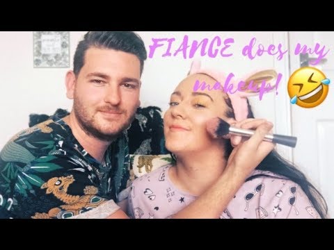 FIANCE DOES MY MAKEUP *UNBELIEVABLE RESULTS*