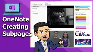 OneNote - Creating Subpages 🏄‍♂️