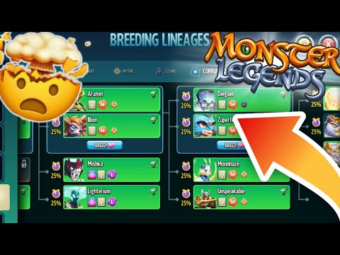 NEW LINEAGES BREEDING UPDATE! | HOW TO GET FREE MYTHICS IN MONSTER LEGENDS!
