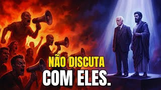 QUANDO os Inteligentes se Calam, a IGNORÂNCIA Aprende a Gritar Mais Alto.Jung e os Estoicos DIZEM.