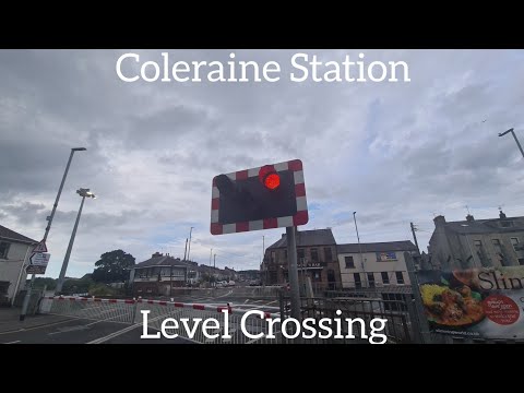 Coleraine Station Level Crossing (Portrush) Thursday July 28.07.2022