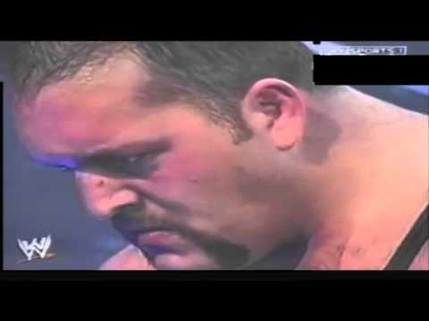 The Big Show throws Brock Lesnar off the stage - 2002
