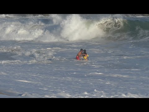The Wedge, CA, Lifeguard Rescue, 8/26/22 PM