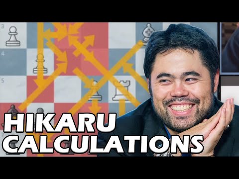 Hikaru Nakamura Insane 40+ moves calculation