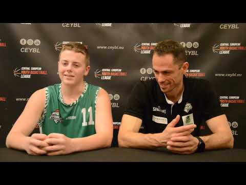 CEYBL U15 - Press conference, 14.10.2023, WKK Wroclaw - SKM Zastal Zielona Góra