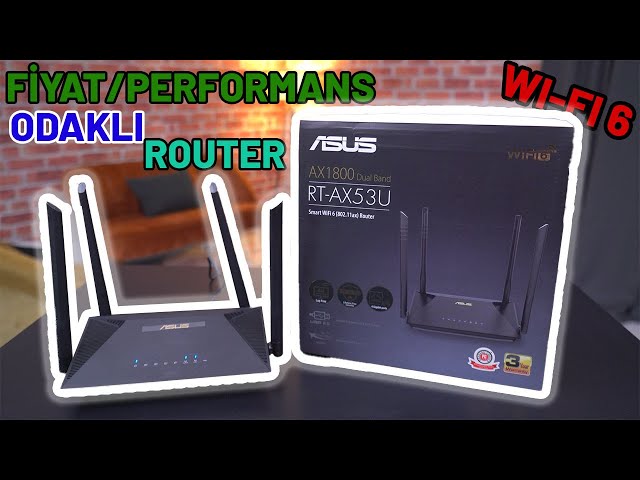 ASUS RT-AX53U (Gaming Router) Wifi AX1800 2 băng tần, router WiFi có thể mở rộng, MU-MIMO, AiProtection
