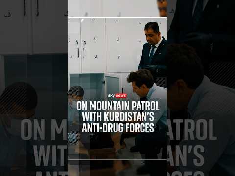On mountain patrol with Kurdistan's anti-drug forces