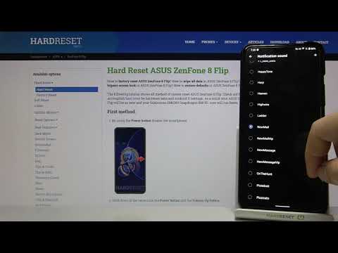 Notification Sounds on ASUS ZenFone 8 Flip – Default Notification Sounds