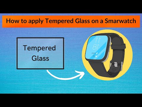 Apply Tempered Glass on a Smartwatch 👨‍🏭 #shorts #trending #viral #tech #smartwatch #whatsappstatus