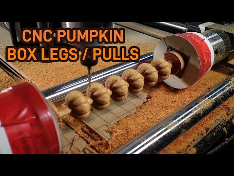 Using the Onefinity Revolution Rotary 4th Axis | Journeyman / Buildbotics. Pumpkin Project