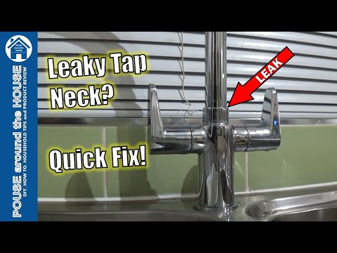 How to fix a leaking kitchen tap. Mixer tap leak repair. Replace O ring on dripping tap.