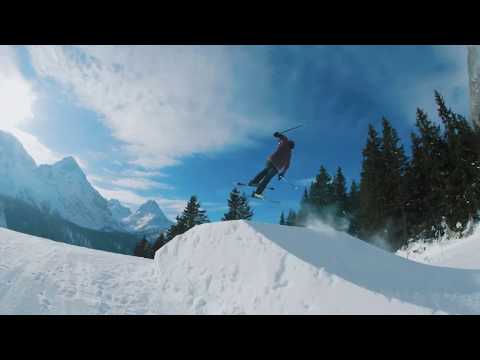 Snowpark Ehrwalder Alm - First Session with Raphael Pöham - Freeski Clip