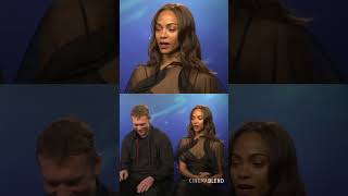 Download lagu “Don’t worry, 21 of mine never came out!” Sam Worthington/Zoe Saldaña Funny Moment mp3